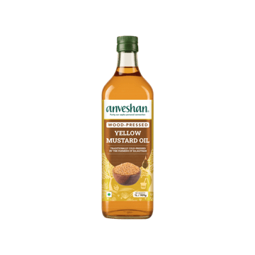 Anveshan Yellow Cold Pressed Mustard Oil