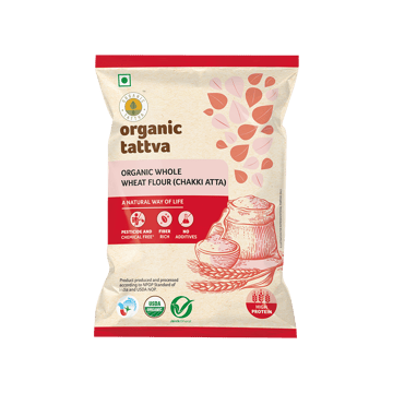 Organic Tattva Wheat Organic Atta - 1 kg