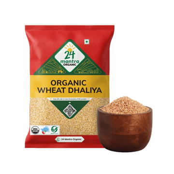 24 Mantra Organic Wheat Daliya