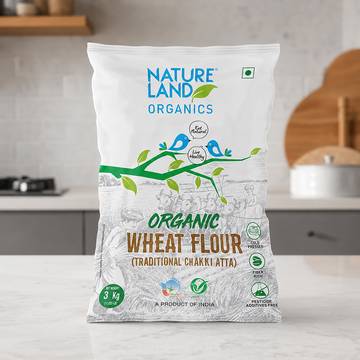 Natureland Organics Fresh Chakki Organic Atta