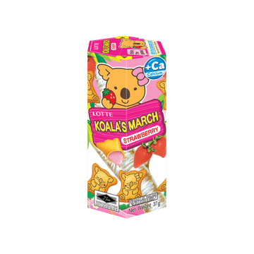 Lotte Koala March Strawberry Biscuit