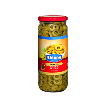 Abbie's Green Sliced Olives