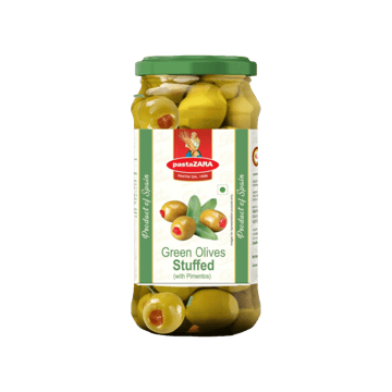 pastaZara Spanish Olives Green Olives Stuffed (with Pimentos)