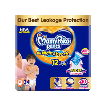 MamyPoko Pants All-Night-Absorb Pant Style Baby Diaper