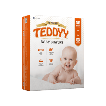 Teddyy Premium Super Absorbent Tape Style Baby Diaper
