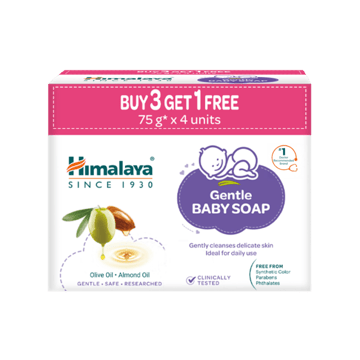 Himalaya Gentle Baby Soap - Buy 3 Get 1 Free
