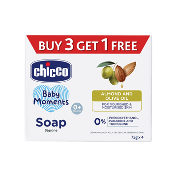 Chicco Moments Baby Soap - Buy 3 Get 1 Free