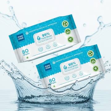 Mee Mee Pure Water Plant-Infused Baby Wipes