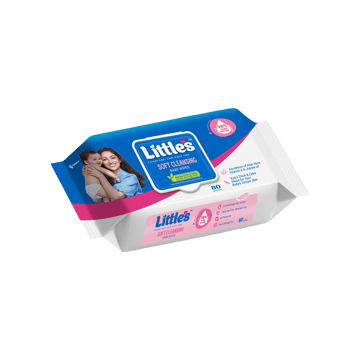 Little's Soft Cleansing Baby Wipes Lid Pack | Wet Wipes