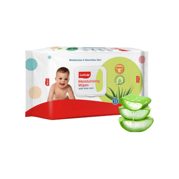 LuvLap Moisturising Baby Wipes with Aloe Vera