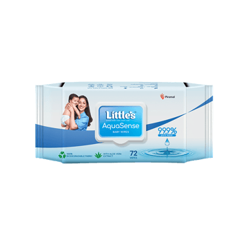 Little's 99.9% Pure Water AquaSense Baby Wipes