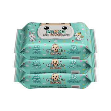 Mamma Love 99% Pure Water Baby Wipes