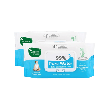 Mother Sparsh 99% Unscented Pure Water Baby Wipes