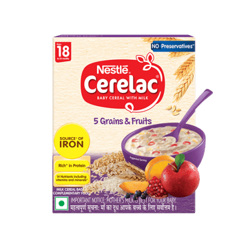 Nestle Cerelac 5 Grains & Fruits Baby Cereal (18 to 24 months)