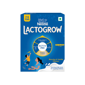 Nestle Lactogrow Nutritious Kids Milk Drink (Biscuity Vanilla Flavour (2 - 6 years))