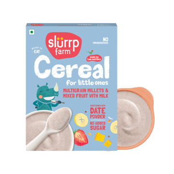 Slurrp Farm Multigrain Millets & Mixed Fruit Baby Cereal