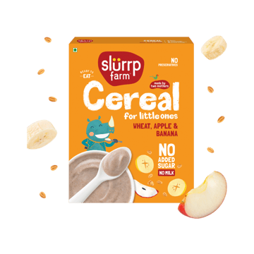 Slurrp Farm Wheat, Apple & Banana Kids Cereal