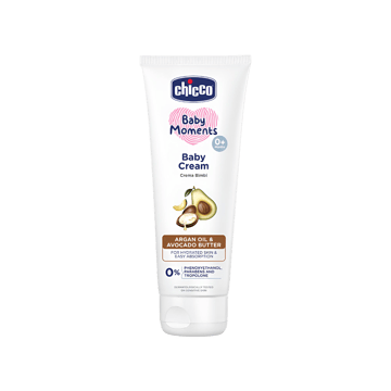 Chicco Baby Moments Baby Cream (Argan Oil & Avocado Butter - 0+ months)