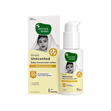 Mother Sparsh Simply Unscented Mineral Baby Sunscreen