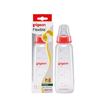 Pigeon Baby Nursing Baby Feeding Bottle Large (240 ml, Red)