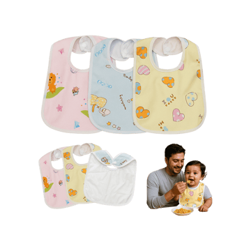 Kidology Waterproof Baby Bib (Multicolour)