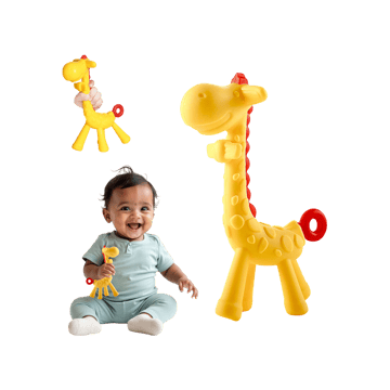 Kidology Giraffe Baby Teether (Multicolour)