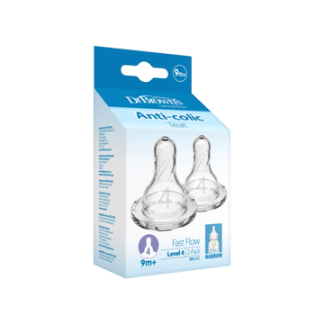 Dr. Brown's Level 4 Anti Colic Narrow Feeding Nipple