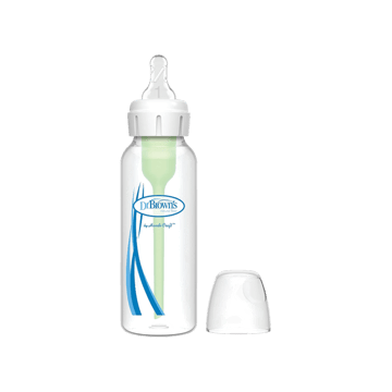 Dr. Brown's Options Plastic Baby Feeding Bottle (250 ml, White)