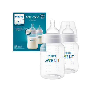 Philips Avent Anti-Colic Baby Feeding Bottle 1+ Month, BPA Free (260 ml)