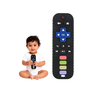Kidology Silicone TV Remote Teether (Black)
