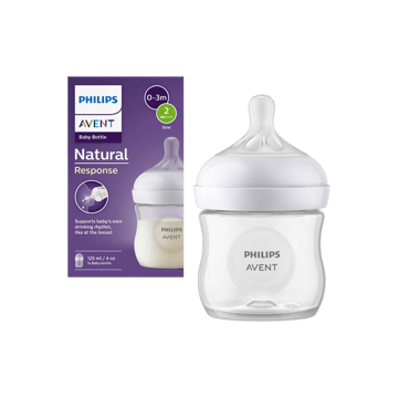 Philips Avent Natural Baby Feeding Bottle 0+ Month BPA Free (125 ml)