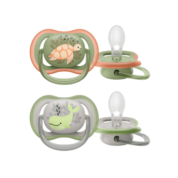 Philips Avent Ultra Air Baby Soother / Pacifier Animal, 6-18 months, BPA Free