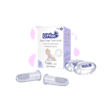 Littloo Finger Baby Toothbrush (For Massaging & Cleaning Gums)