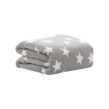 Oyo Baby New Born Super Soft Baby Blanket (Star Grey)