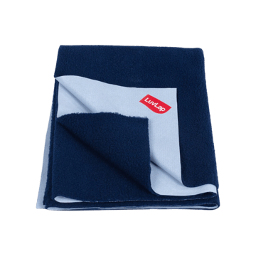 LuvLap Instadry Baby Quick Dry Sheet (Navy Blue)