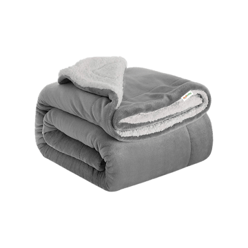 Oyo Baby 2-Layered Fleece Baby Blanket (Grey)