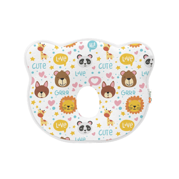 Oyo Baby Memory Foam Neck Pillow (White)