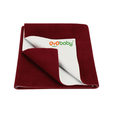 Oyo Baby Quick Dry Sheet (Maroon)