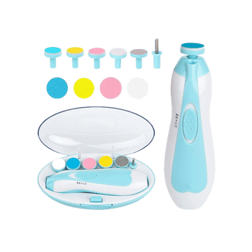 Kidology Electric Baby Nail Clipper Set (Blue)
