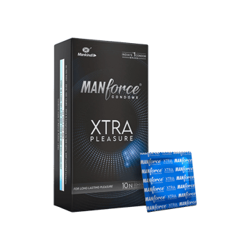 Manforce Xtra Pleasure Extra Time Extra Dotted Condom