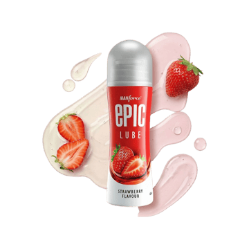 Manforce Epic Strawberry Flavoured Lubricant (water based)