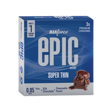 Manforce Epic Desire Super Thin Silk Chocolate Condom