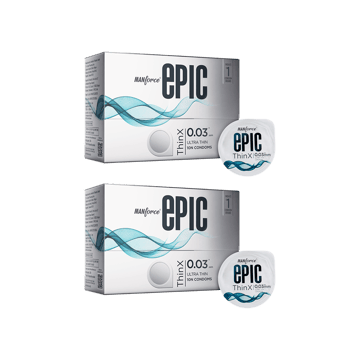 Manforce Epic Thin X Ultra-thin Condom - Pack of 2
