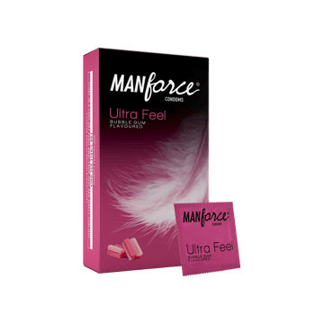 Manforce Ultra Feel Condom - Bubble Gum Flavour