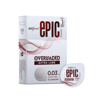 Manforce Epic ThinX Overloaded Extra Lube Ultra Thin Condom