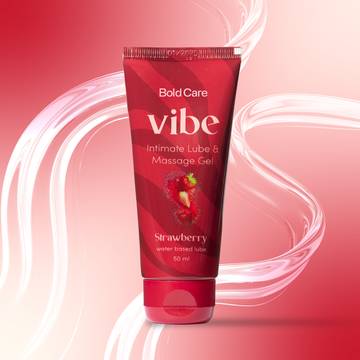 Bold Care Vibe Water-based Edible Lubricant (Strawberry)