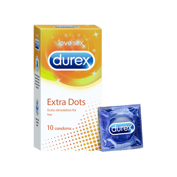 Durex Extra Dots Condom