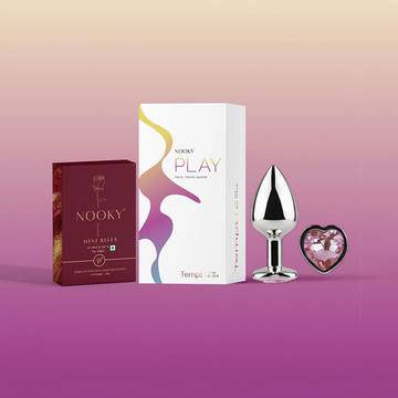 Nooky Tempt Plug Personal Massager & Intimacy Chocolate