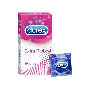 Durex Extra Ribbed & Dotted Condom
