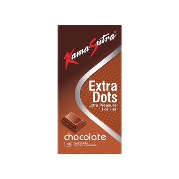 KamaSutra Extra Dots Chocolate Condom